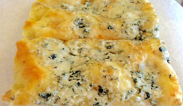 touch the sky with a perfect mix of gorgonzola cheese and an artisan focaccia